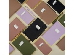 Ежедневник недатированный А5 "Verde" с нашивкой, зеленый