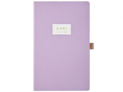 Ежедневник недатированный А5 "Zefir" с нашивкой, сиреневый