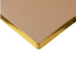 Ежедневник недатированный А5 "Total beige" с нашивкой, бежевый