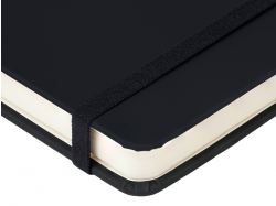 Скетчбук "Sketch & Art" в твердом переплете 143х216 мм, 100 л. бежевой бумаги 100 г/м2, черный