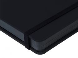 Скетчбук "Sketch & Art" в твердом переплете 143х216 мм, 100 л. черной бумаги 100 г/м2, черный