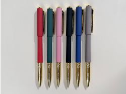 Ручка пластиковая шариковая "Parliament", 0,7 мм, синие чернила, зеленый/золотистый