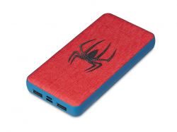 Портативное зарядное устройство с возможностью полноцветной печати на ткани и нанесения силиконового лого по индивидуальному дизайну клиента