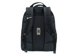 Рюкзак TORBER МЕГАПОЛИС с отделением для ноутбука 15.6", чёрный/серый, полиэстер, 35,5 х 23 х 45 см