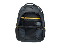 Рюкзак TORBER МЕГАПОЛИС с отделением для ноутбука 15.6", чёрный/серый, полиэстер, 35,5 х 23 х 45 см