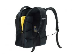 Рюкзак TORBER МЕГАПОЛИС с отделением для ноутбука 15.6", чёрный/серый, полиэстер, 35,5 х 23 х 45 см