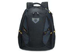 Рюкзак TORBER МЕГАПОЛИС с отделением для ноутбука 15.6", чёрный/серый, полиэстер, 35,5 х 23 х 45 см