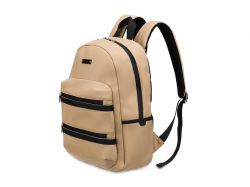 Рюкзак TORBER НОВА с отделением для ноутбука 14.1", бежевый, полиэстер, 31,5 х 12,5 х 39,5 см