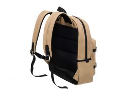 Рюкзак TORBER НОВА с отделением для ноутбука 14.1", бежевый, полиэстер, 31,5 х 12,5 х 39,5 см
