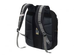 Рюкзак TORBER МЕГАПОЛИС с отделением для ноутбука 15.6", чёрный/серый, полиэстер, 37 х 17 х 45 см
