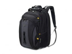 Рюкзак TORBER МЕГАПОЛИС с отделением для ноутбука 15.6", чёрный/серый, полиэстер, 37 х 17 х 45 см