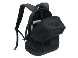 Рюкзак TORBER МЕГАПОЛИС с отделением для ноутбука 16", чёрный, полиэстер, 47 х 34 x 28 см