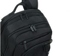 Рюкзак TORBER МЕГАПОЛИС с отделением для ноутбука 16", чёрный, полиэстер, 47 х 34 x 28 см