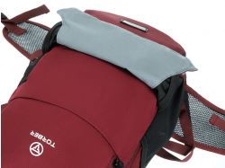 Туристический рюкзак TORBER КЕМПИНГ, бордовый, полиэстер, 26 х 48 х 12 см