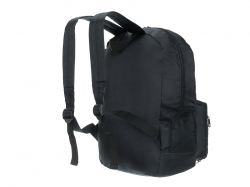 Рюкзак складной TORBER, черный, полиэстер, 49x33x12 см