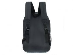 Рюкзак складной TORBER, черный, полиэстер, 49x33x12 см