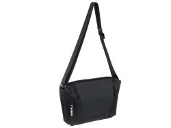 Сумка через плечо TORBER НОВА, черный, нейлон/полиэстер, 33 х 6 х 20 см