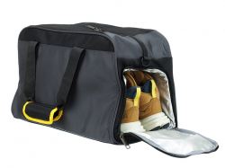 Сумка спортивная TORBER, серый, полиэстер, 48 х 24 х 30 см