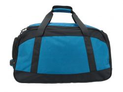 Сумка спортивная TORBER, синий/черный, полиэстер, 52 х 25 х 30 см