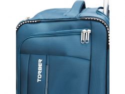 Сумка на колесах TORBER ВИВИ, синий, полиэстер, 69 х 30 х 32 см, 56 л
