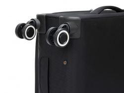 Чемодан TORBER НЕРО, чёрный, переработанный ПЭТ, 44 х 25 х 67 см, 63 л