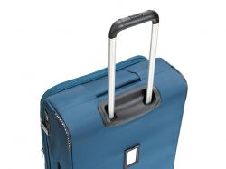 Чемодан TORBER ВИВИ, синий, полиэстер, 44 х 25 х 67 см, 63 л
