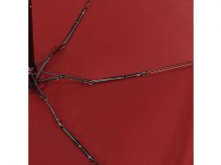 Зонт складной женский TORBER, механика, 5 сложений, красный, каркас алюминий, эпонж, пластиковая ручка, диаметр 91 см