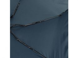 Зонт складной женский TORBER, механика, 5 сложений, синий, каркас алюминий, эпонж, пластиковая ручка, диаметр 91 см