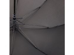 Зонт трость мужской TORBER, полуавтомат, черный, каркас файбергласс, эпонж, пластиковая ручка, диаметр 120 см
