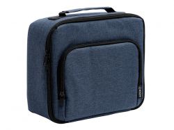 Сумка-холодильник из переработанного полиэстера Сотэк (SOTEK), меланжевый синий