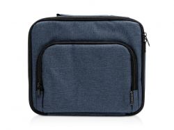 Сумка-холодильник из переработанного полиэстера Сотэк (SOTEK), меланжевый синий