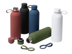 Термобутылка из переработанной нержавеющей стали 500 мл Сивас (SIVAS), темно-красный