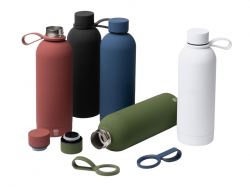 Термобутылка из переработанной нержавеющей стали 500 мл Сивас (SIVAS). черный