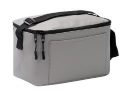Сумка-холодильник из искусственной кожи с регулируемыми ручками Дэнвер (DENVER), серый