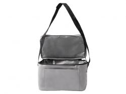 Сумка-холодильник из искусственной кожи с регулируемыми ручками Дэнвер (DENVER), серый
