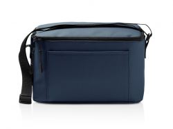 Сумка-холодильник из искусственной кожи с регулируемыми ручками Дэнвер (DENVER), темно-синий