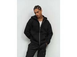 Толстовка унисекс на молнии Jelo, черная