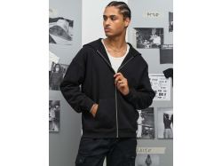 Толстовка унисекс на молнии Jelo, черная