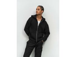 Толстовка унисекс на молнии Jelo, черная