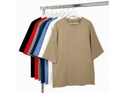 Футболка оверсайз унисекс Kosmos 2.0, красная (алая)