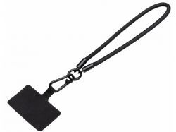 Ремешок на руку для телефона «Бэнди», черный