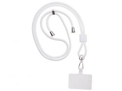 Ремешок на шею для телефона «Риксо», белый