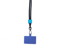 Ремешок на шею для телефона «Риксо», синий/черный