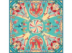 Платок «Русская неваляшка. Праздник»
