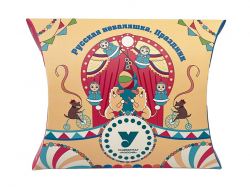 Платок «Русская неваляшка. Праздник»