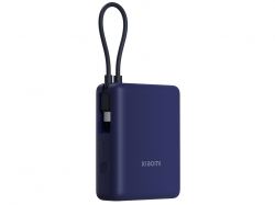 Внешний аккумулятор со встроенным кабелем Xiaomi 33W Power Bank 10000mAh (Integrated Cable) Ice Blue