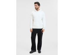 Худи унисекс оверсайз Songo, молочно-белое