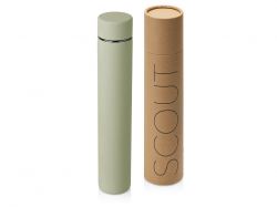 Термос Scout софт-тач, тубус, оливковый