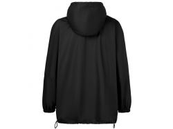 Дождевик-анорак Hard Work, укороченный, черный, единый размер
