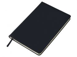 Бизнес-блокнот "С3" софт-тач с магнитом, твердая обложка, 96 листов, черный